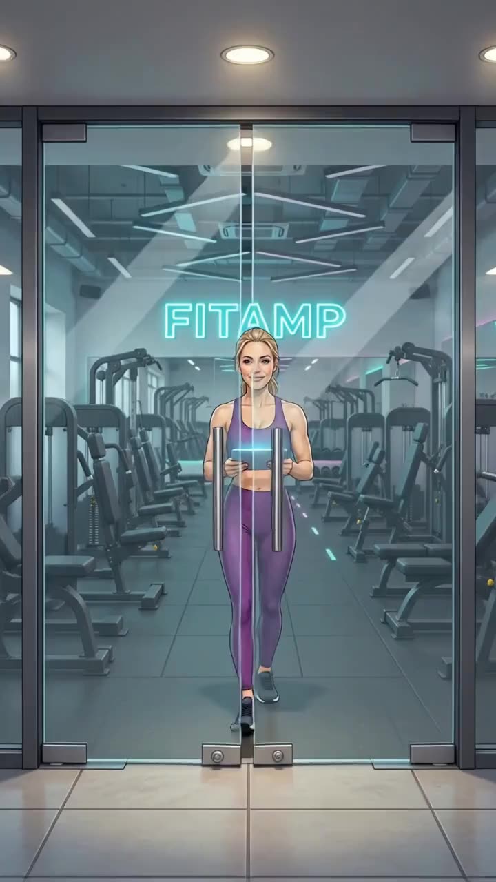 Daisy opent FITAMP in de sportschool