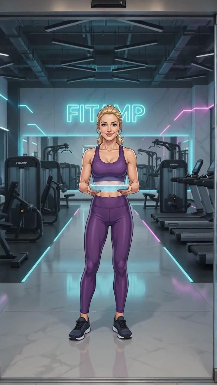 Daisy opent FITAMP in de sportschool